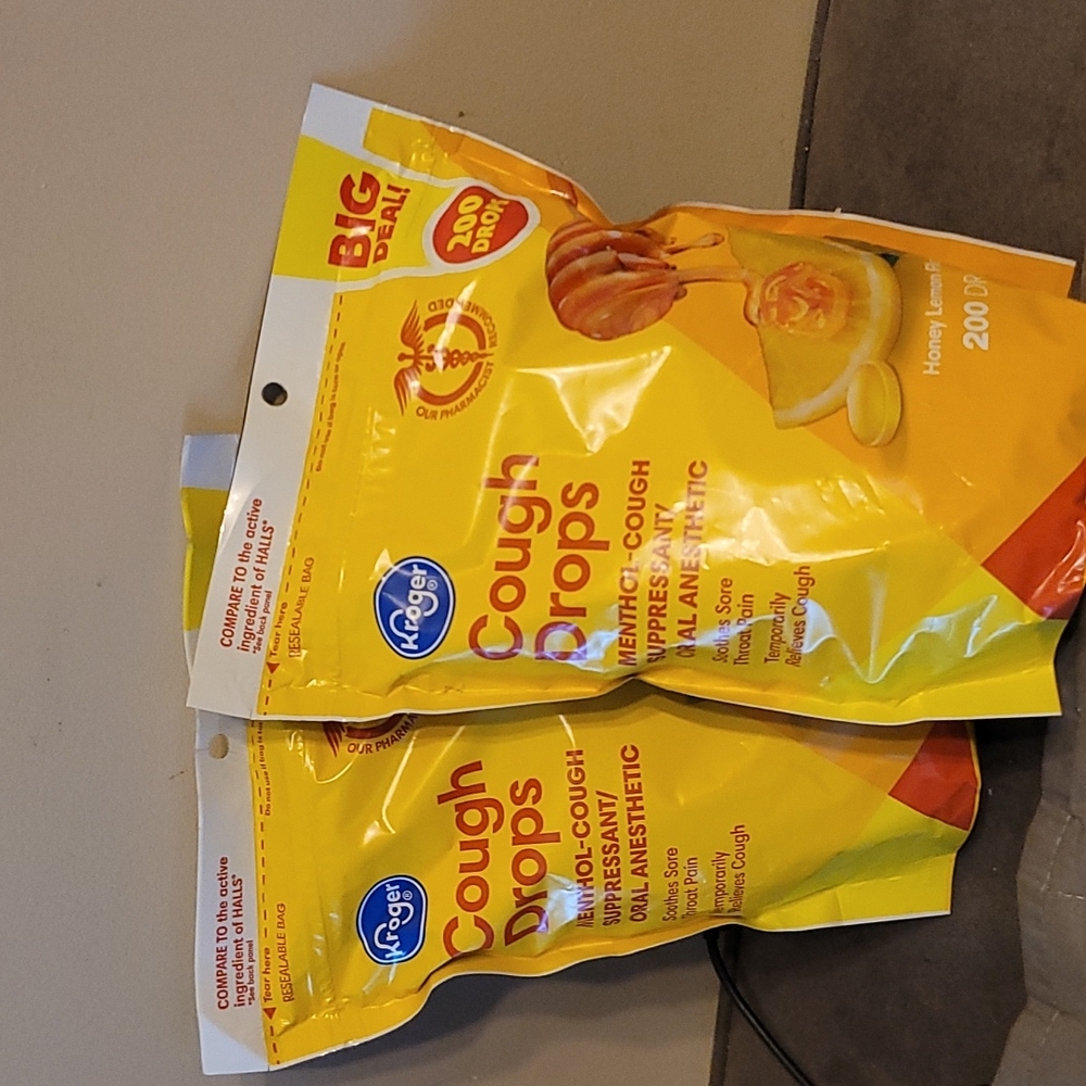 2x Honey & Lemon Cough Drops